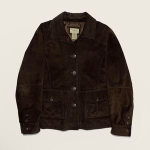 LL Bean Brown Suede Jacket